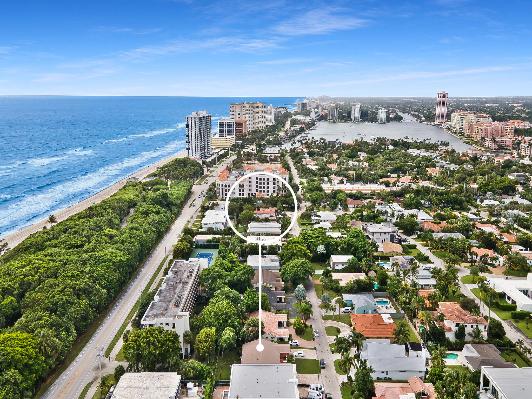 280 Northeast Wavecrest Way Boca Raton, FL 33432 - Photo 27 of 29 Aerial View
