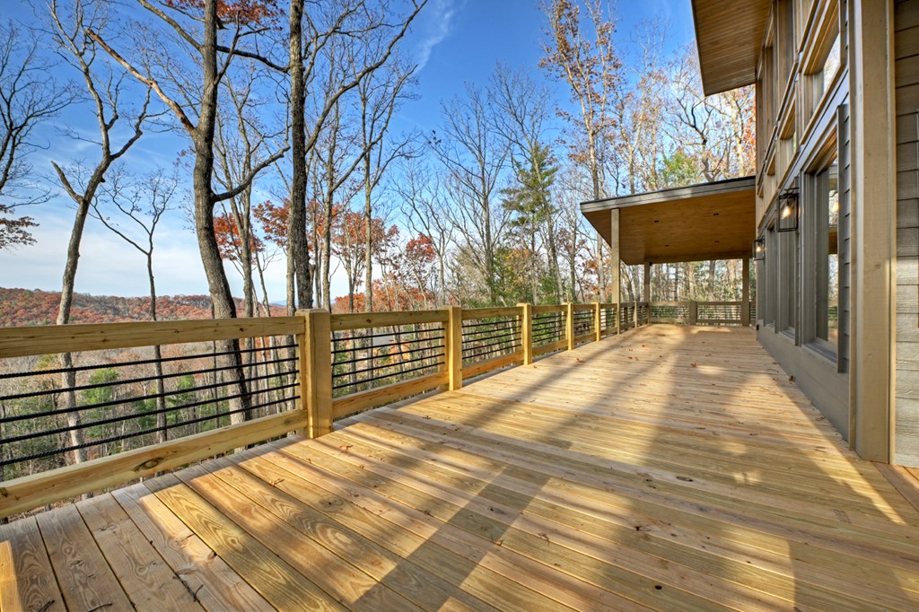 21 Mountain Trace Cherry Log, GA 30522 - Photo 48 of 49 a view of a balcony with a pot
