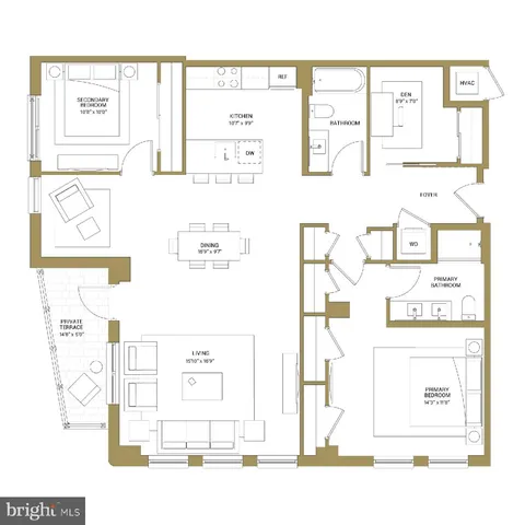 $6,780 | 950 3rd Street Northwest, Unit PH1208, Washington, DC 20001