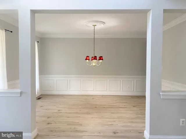 a view of an empty room