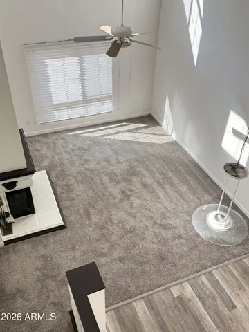 a living room with a couch