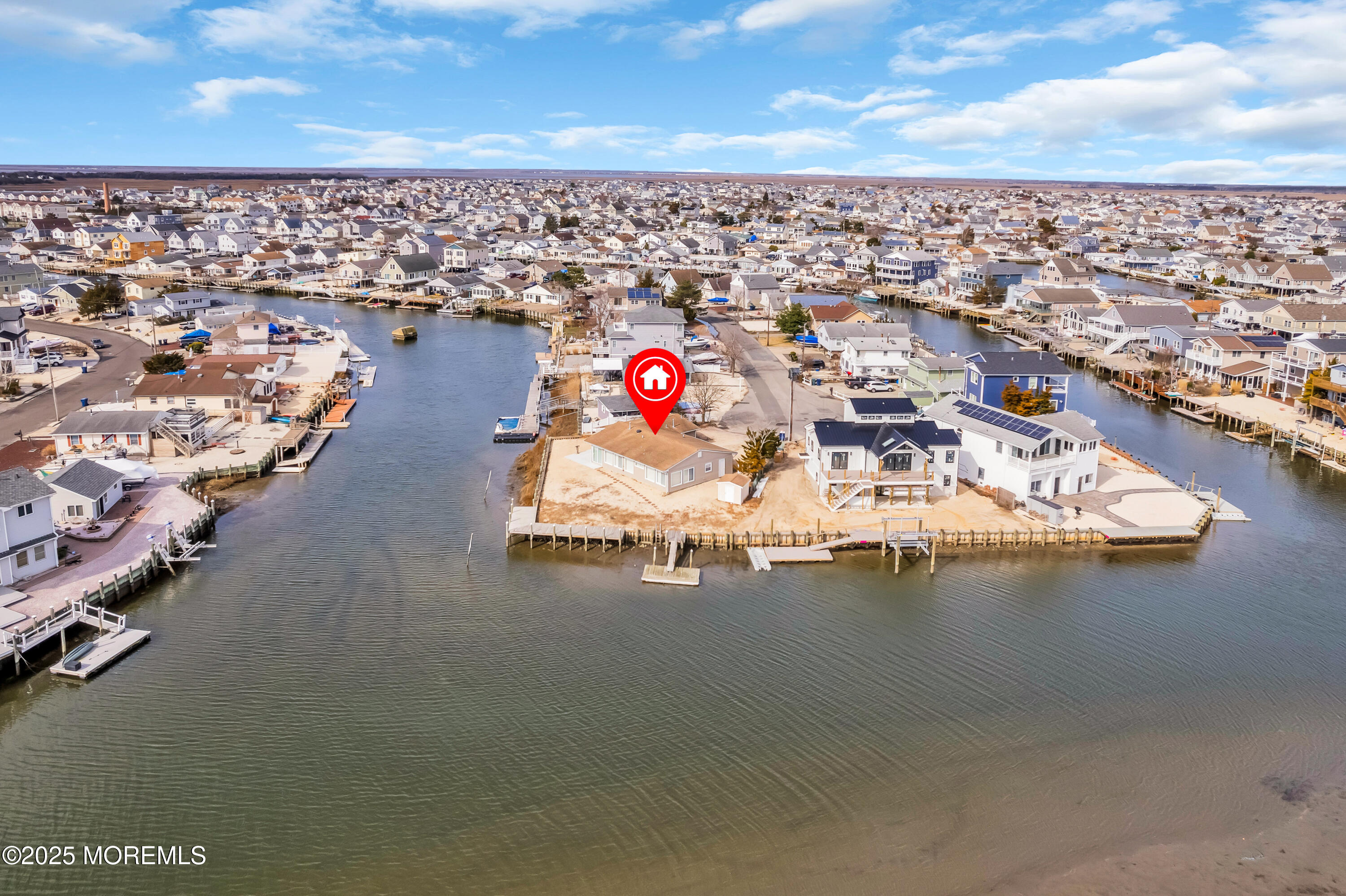 164 North Spinnaker Drive Little Egg Harbor, NJ 08087 - Photo 31 of 33 an aerial view of residential houses with outdoor space
