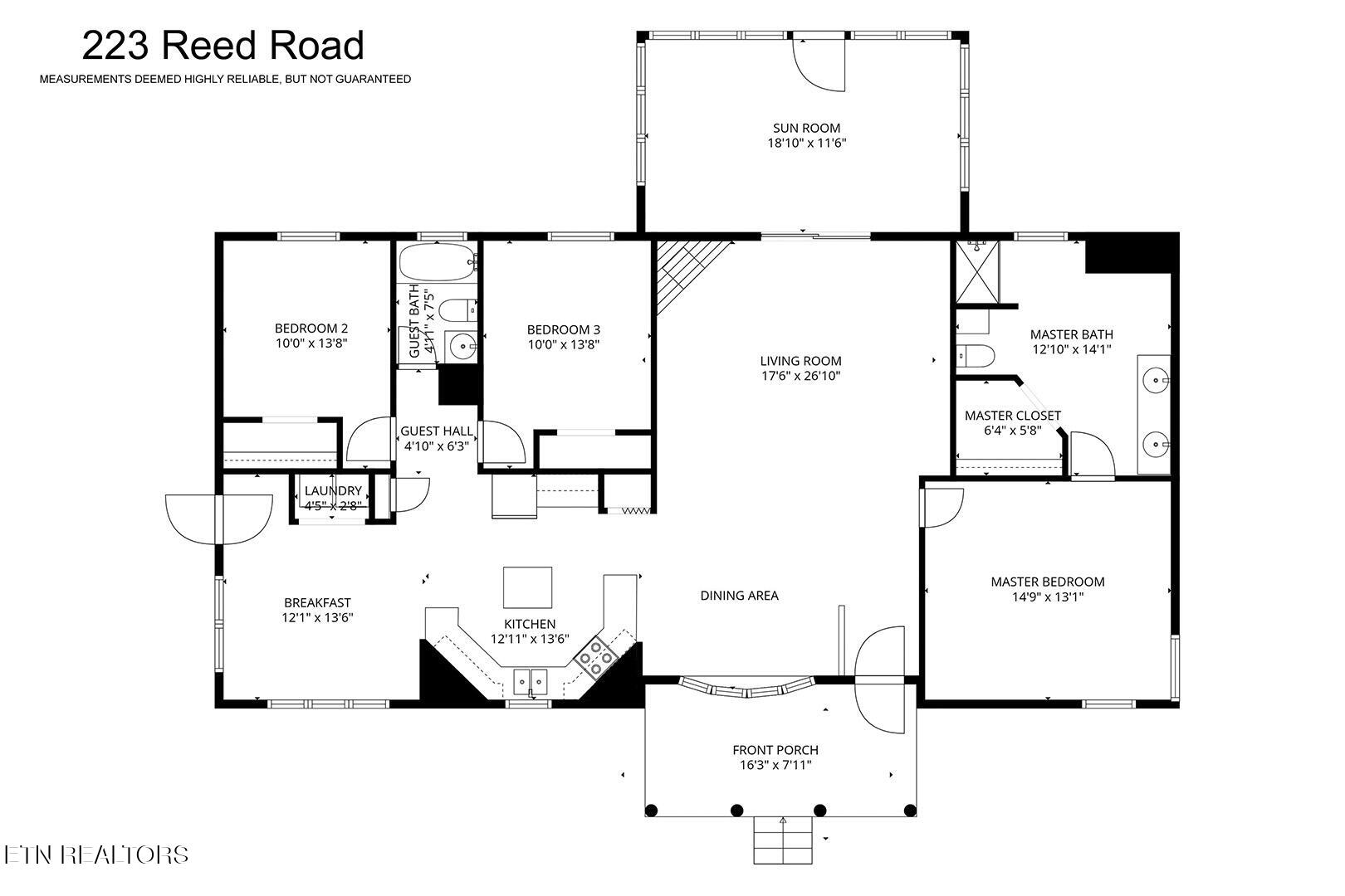 223 Reed Road Ten Mile, TN 37880 - Photo 37 of 37 37_ReedRoad_223_FloorPlan