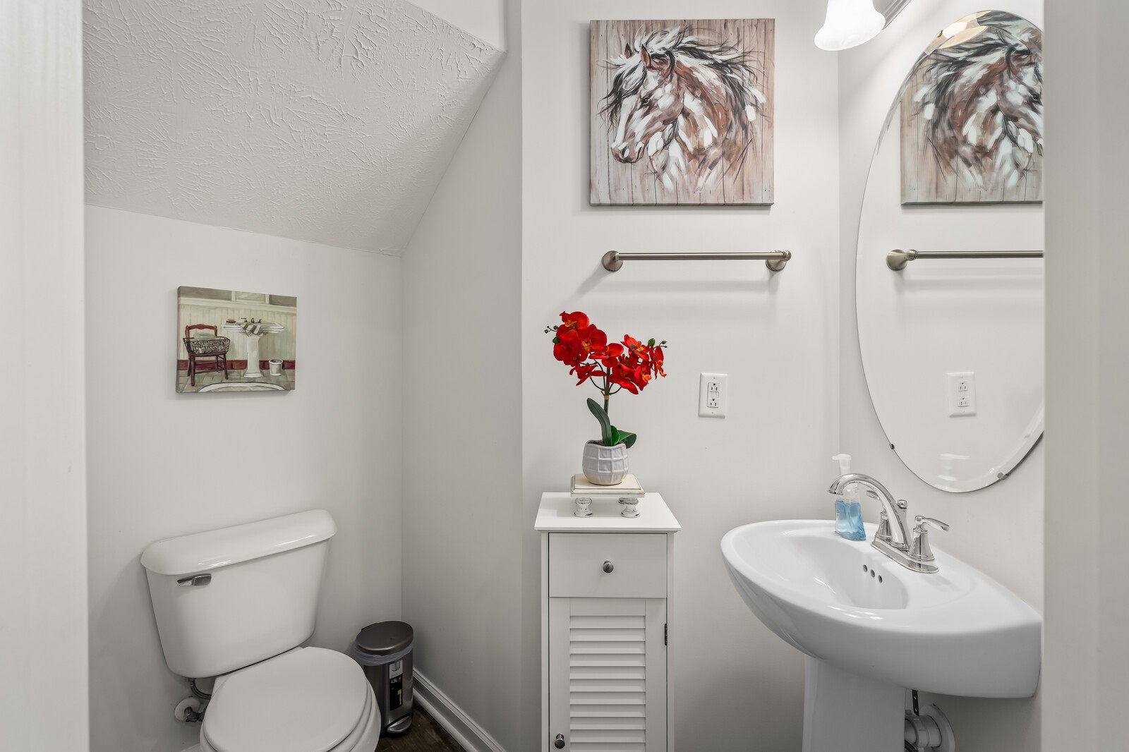 1932 Secretariat Trace Murfreesboro, TN 37128 - Photo 22 of 51 a bathroom with a toilet sink and mirror
