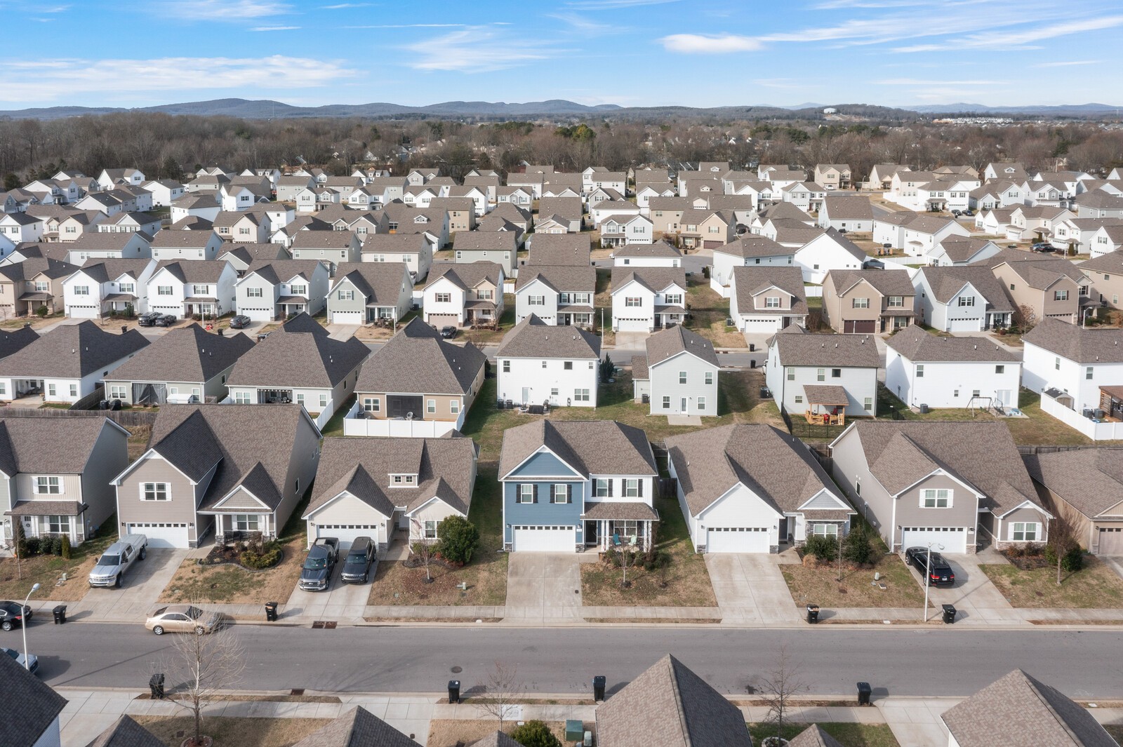 1932 Secretariat Trace Murfreesboro, TN 37128 - Photo 45 of 51 an aerial view of residential houses with outdoor space
