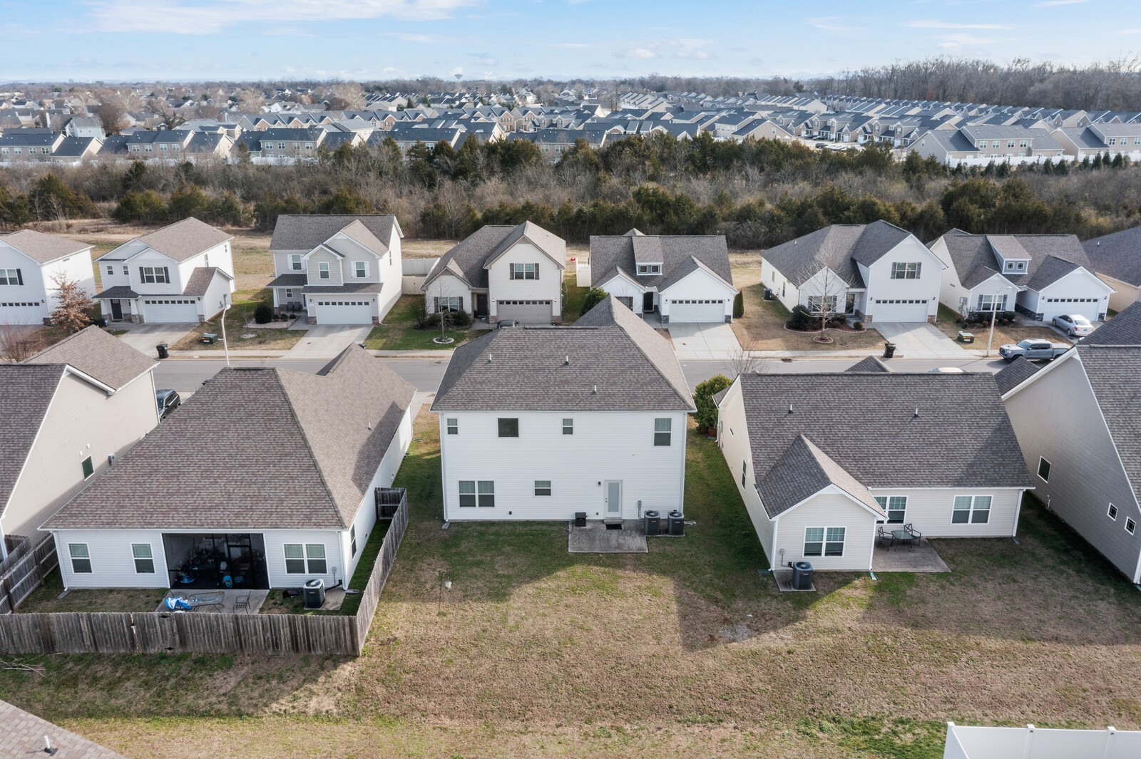 1932 Secretariat Trace Murfreesboro, TN 37128 - Photo 5 of 51 an aerial view of a house with a yard