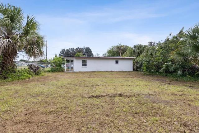 a view of a outdoor space and swimming pool