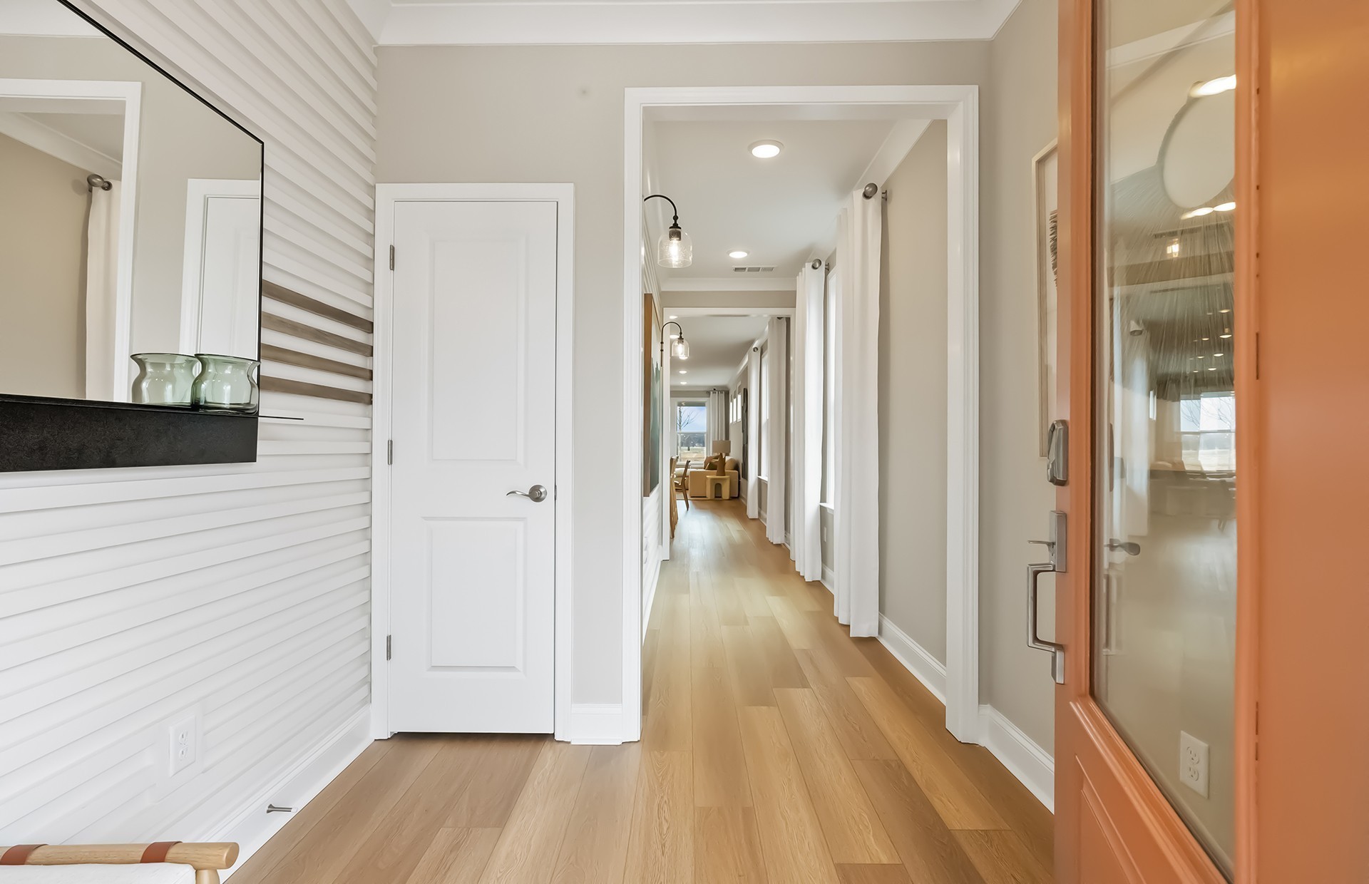 531 Scarlet Oak Road Lebanon, TN 37090 - Photo 30 of 42 a view of a hallway with wooden floor and staircase