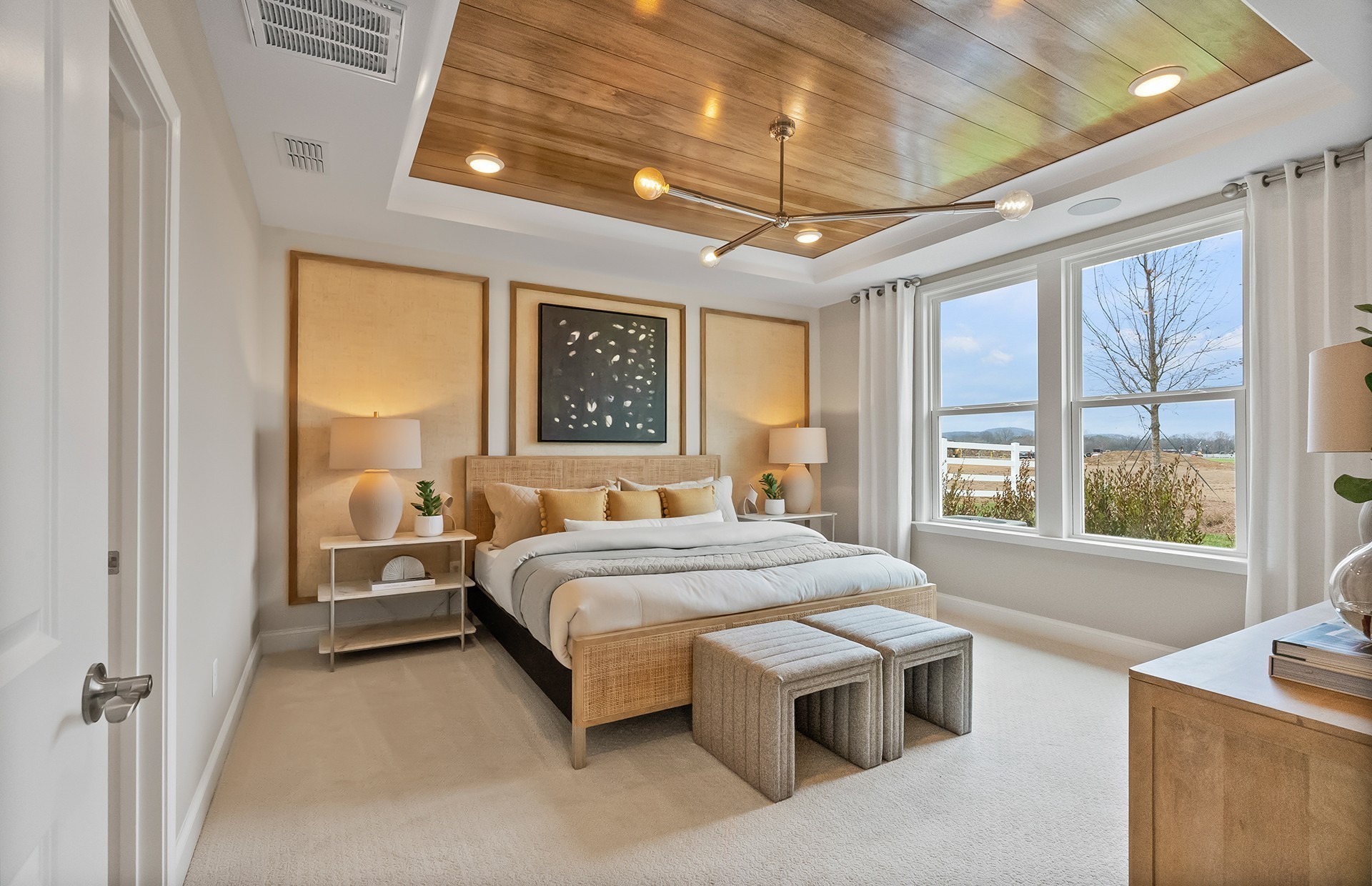 531 Scarlet Oak Road Lebanon, TN 37090 - Photo 38 of 42 a bedroom with a bed wooden floor and window