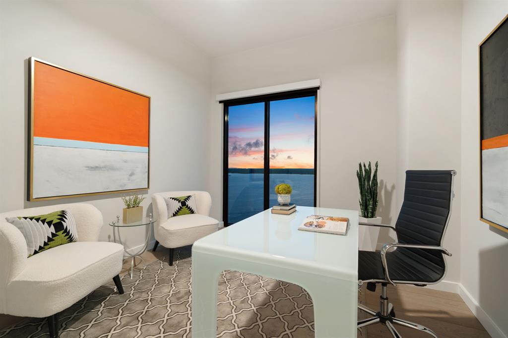 3111 Sunset Boulevard, Unit 1600 Flower Mound, TX 75022 - Photo 16 of 36 a view of a dining room with furniture window and outside view
