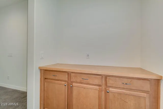 a close view of closet