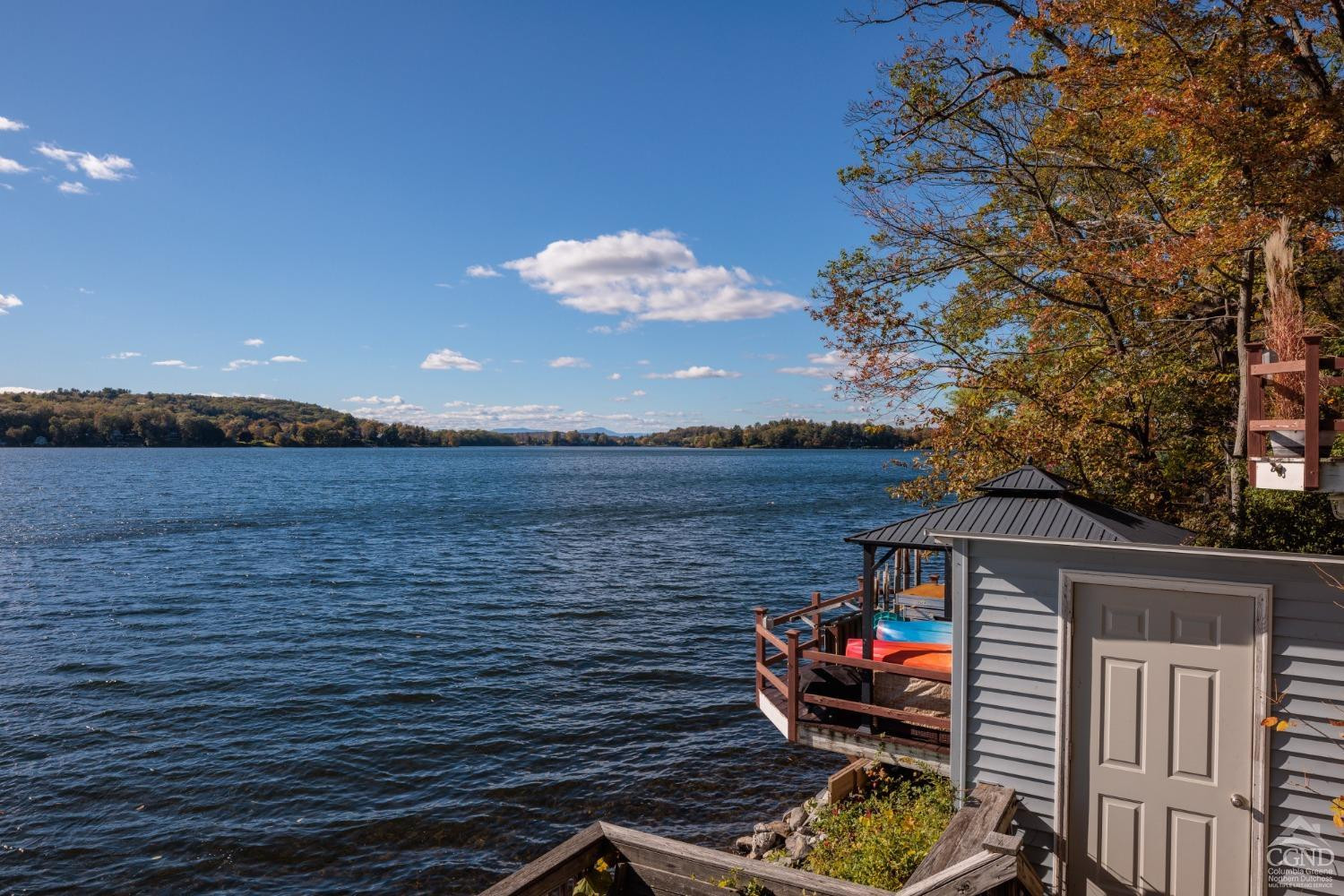 445 Lakeview Road Craryville, NY 12521 - Photo 37 of 45 a view of a terrace with water view and mountain view