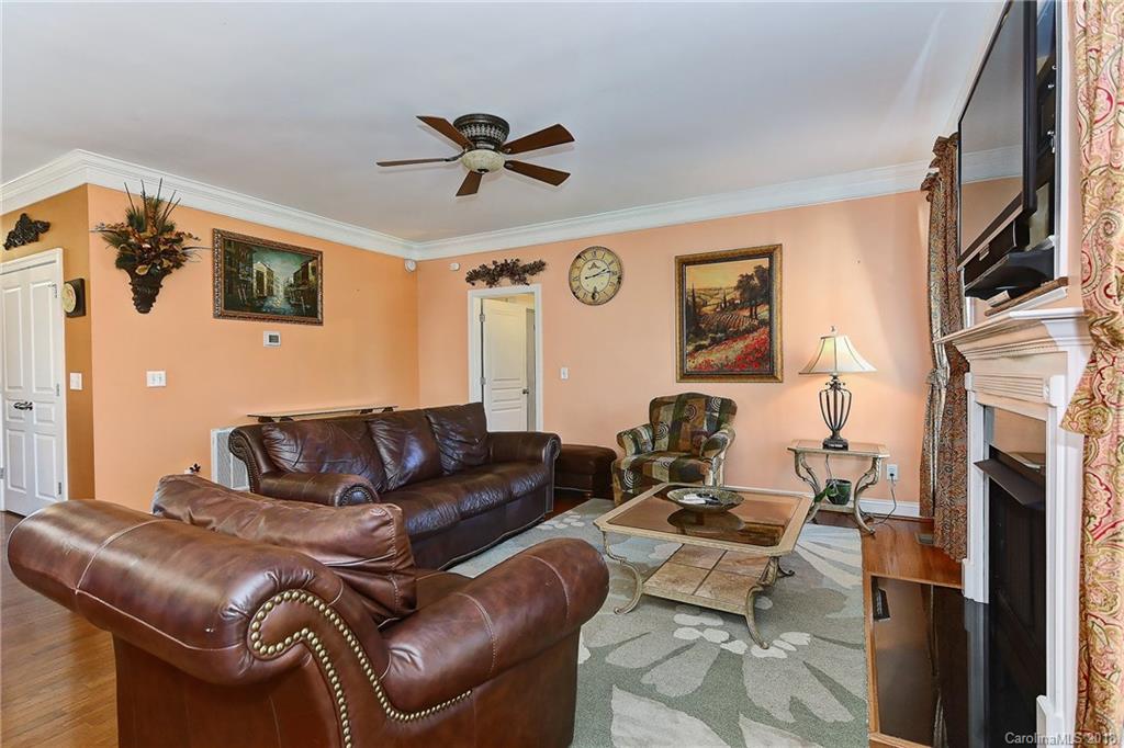 4172 Sunset Ridge Drive Rock Hill, SC 29732 - Photo 14 of 35 a living room with furniture a fireplace and a flat screen tv