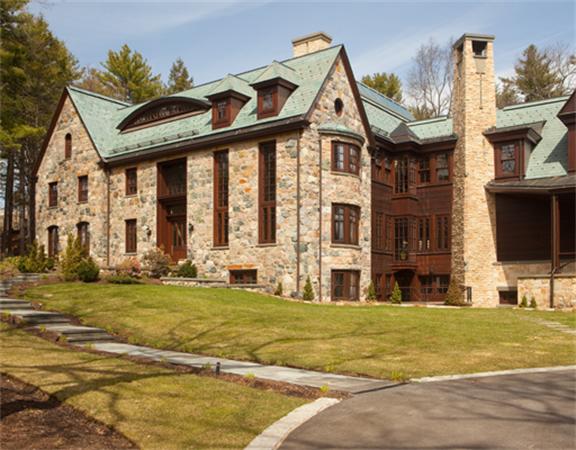 5 Willow Road Weston, MA 02493 - Photo 20 of 20 a view of a building with a swimming pool