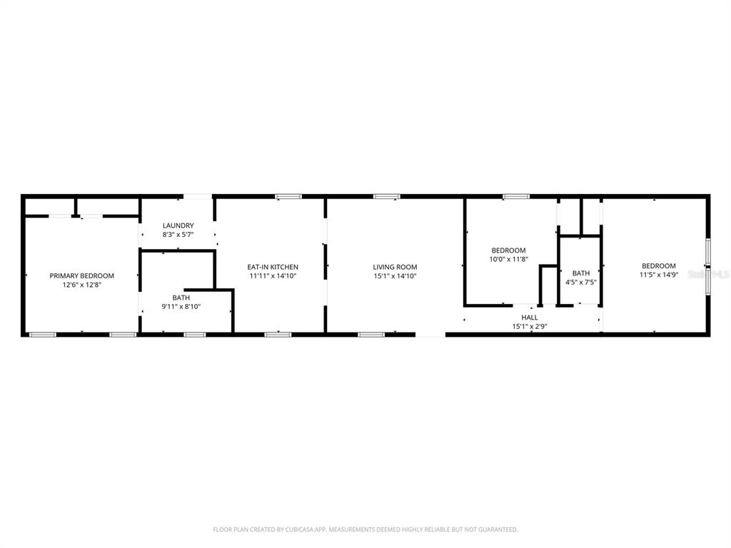 1650 Lyman Hendry Road, Unit 2 Perry, FL 32347 - Photo 18 of 26 a picture of a floor plan