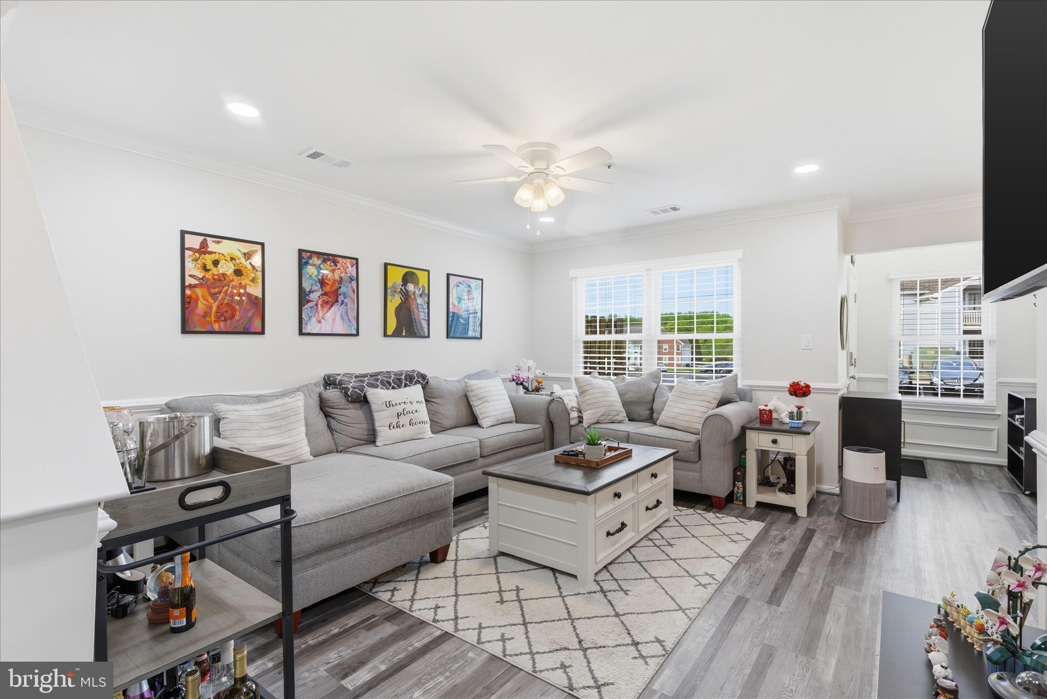 1008 Spring Valley Court Fort Washington, MD 20744 - Photo 7 of 25 a living room with furniture and wooden floor