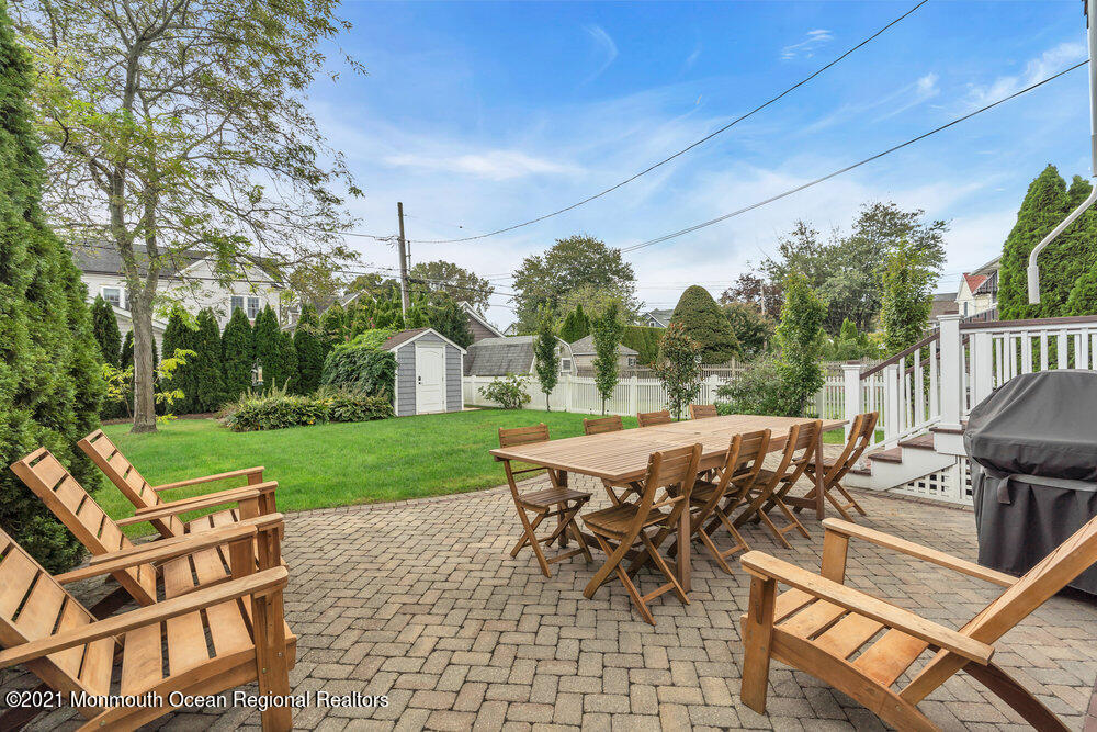 507 Washington Avenue Spring Lake, NJ 07762 - Photo 6 of 29 a view of a patio with a yard