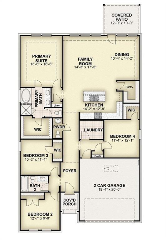 1232 Redcoat Drive Forney, TX 75126 - Photo 34 of 34 floorplan