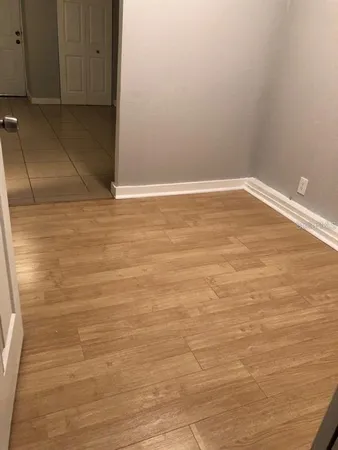 wooden floor in an empty room