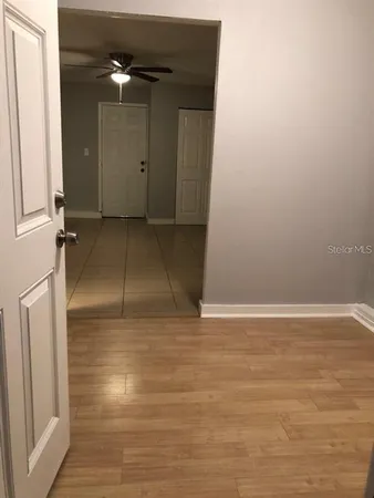 a view of empty room