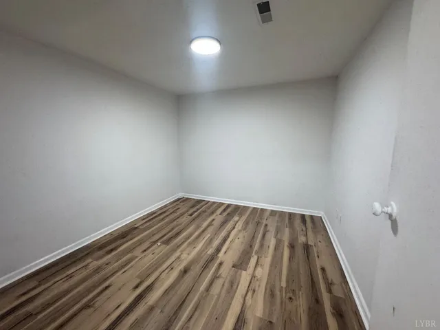 a view of wooden floor in a room