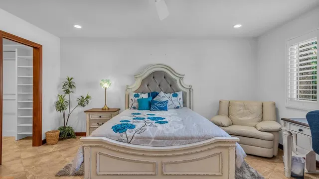 a view of a lake with houses