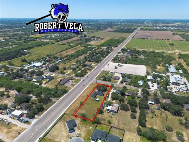 an aerial view of beach