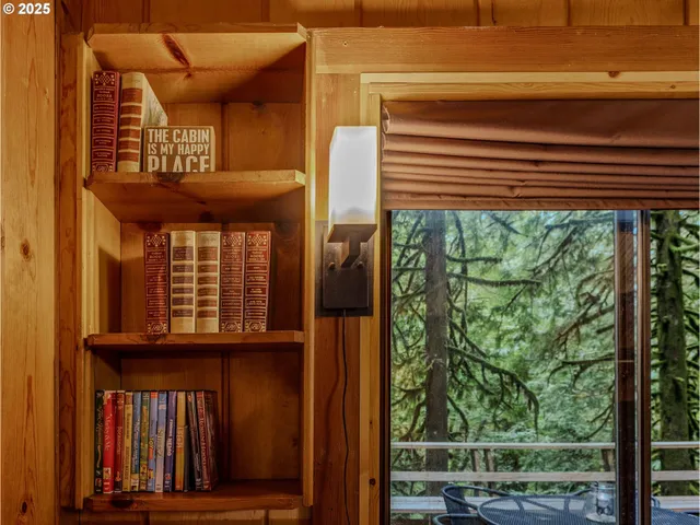 a view of a house with a window