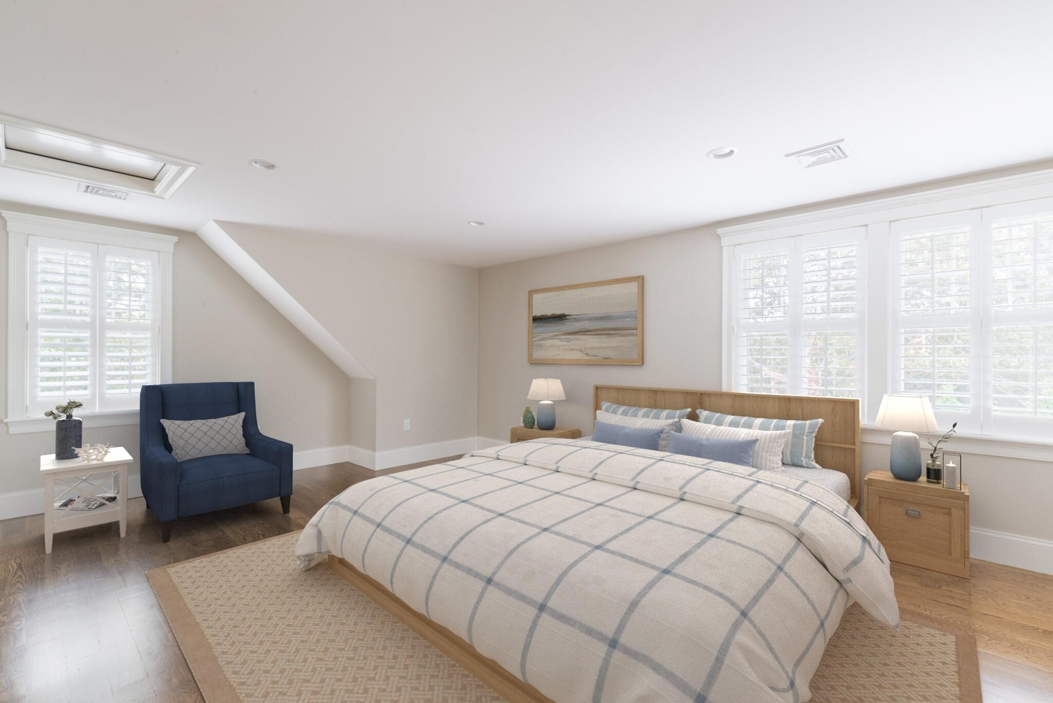 55 Youngs Road Chatham, MA 02633 - Photo 28 of 50 Bedroom 1 View 1 Virtually Staged