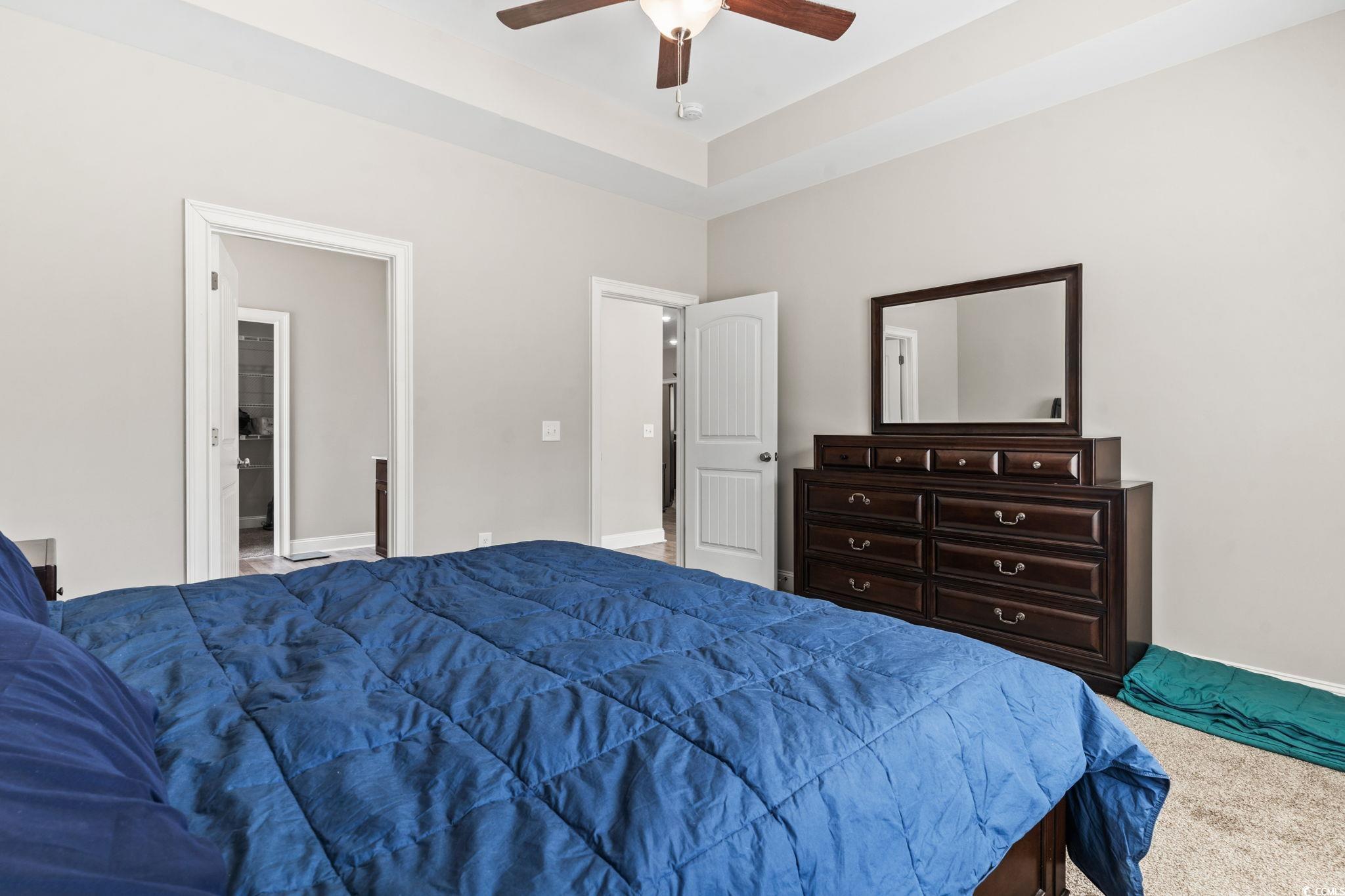 10015 West Highway 19 Loris, SC 29569 - Photo 3 of 40 Bedroom with carpet floors, a raised ceiling, a ce