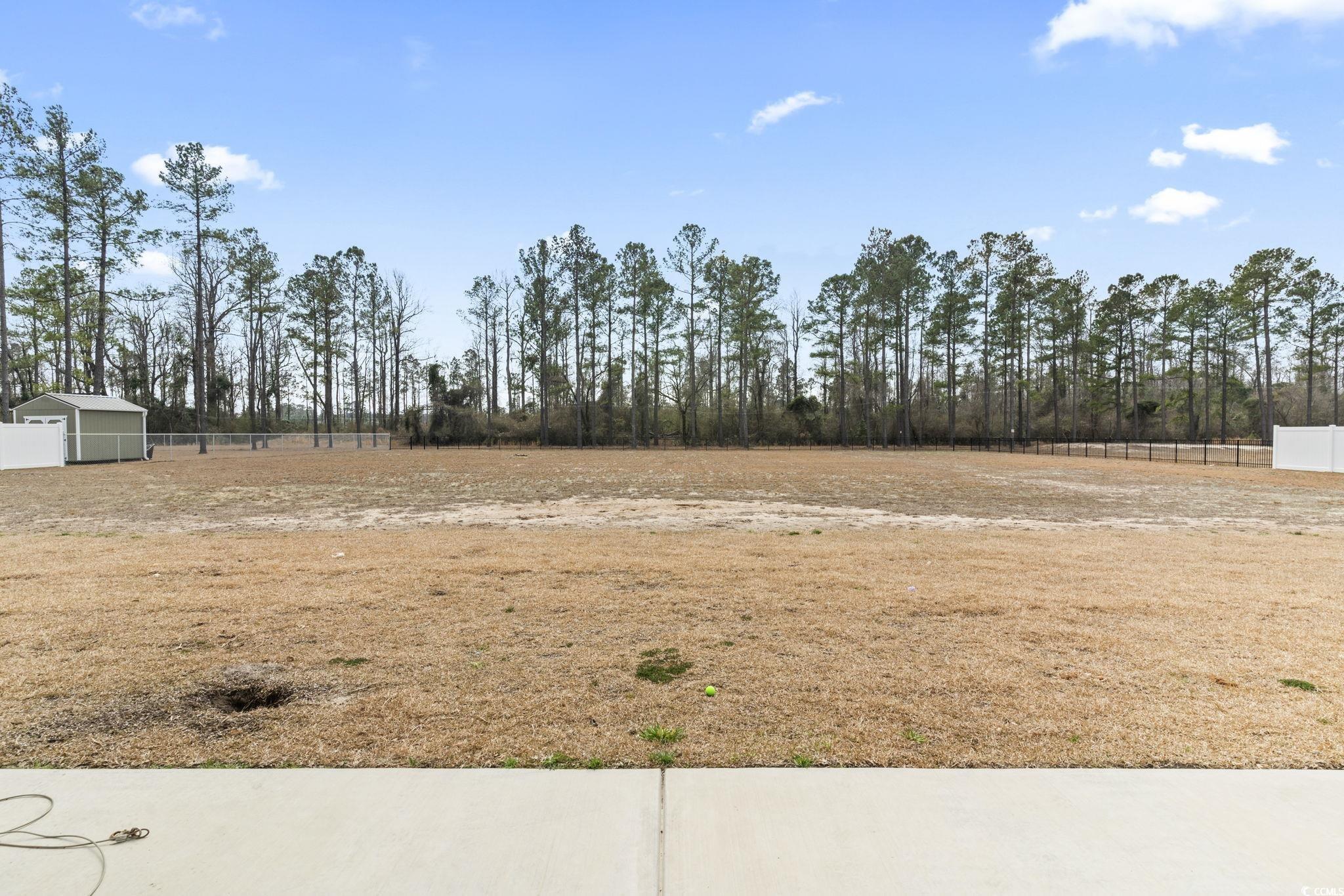 10015 West Highway 19 Loris, SC 29569 - Photo 33 of 40 View of yard featuring fence and an outdoor struct