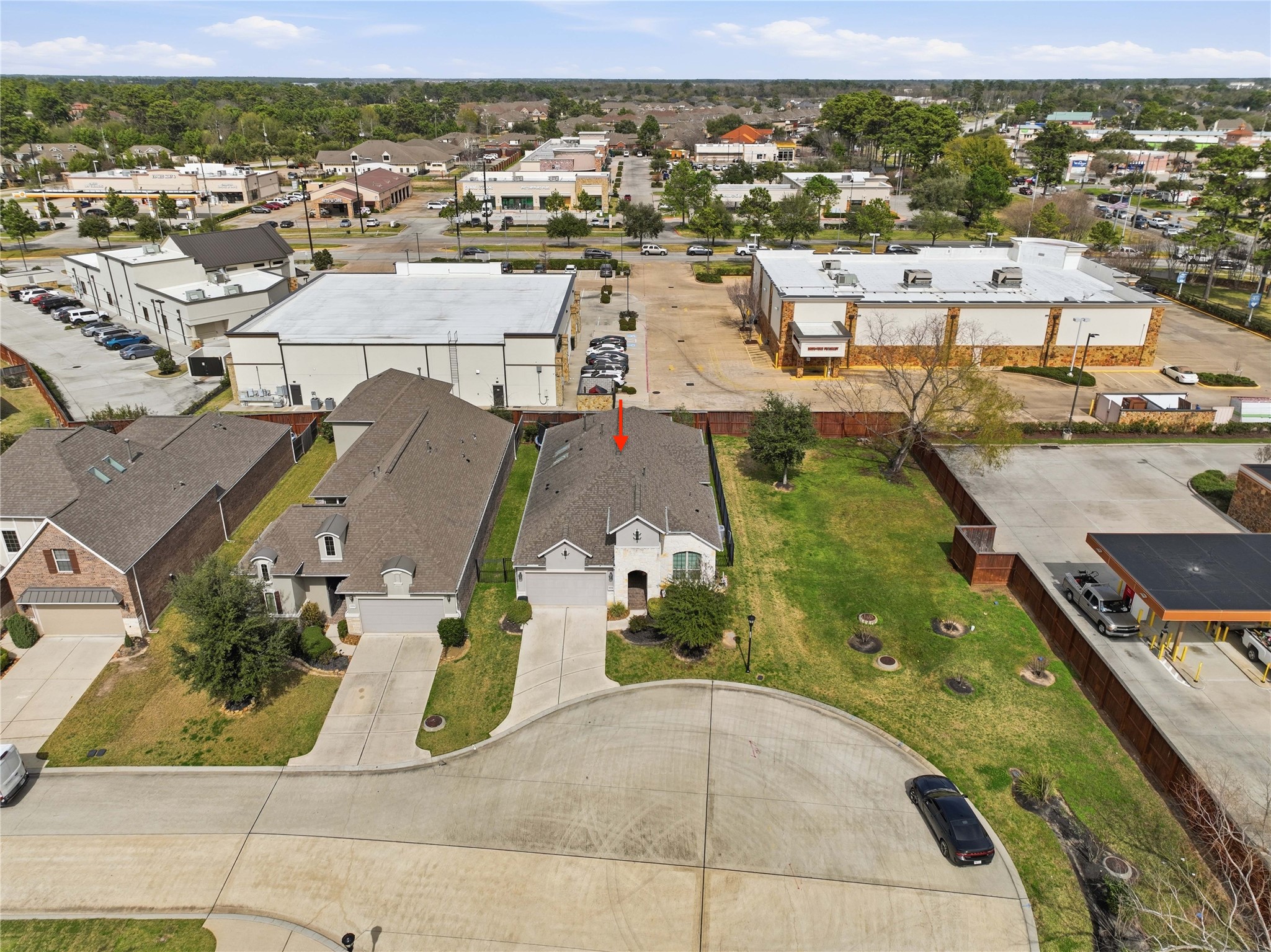 18606 Copano Lane Spring, TX 77379 - Photo 30 of 30 an aerial view of residential houses with outdoor space