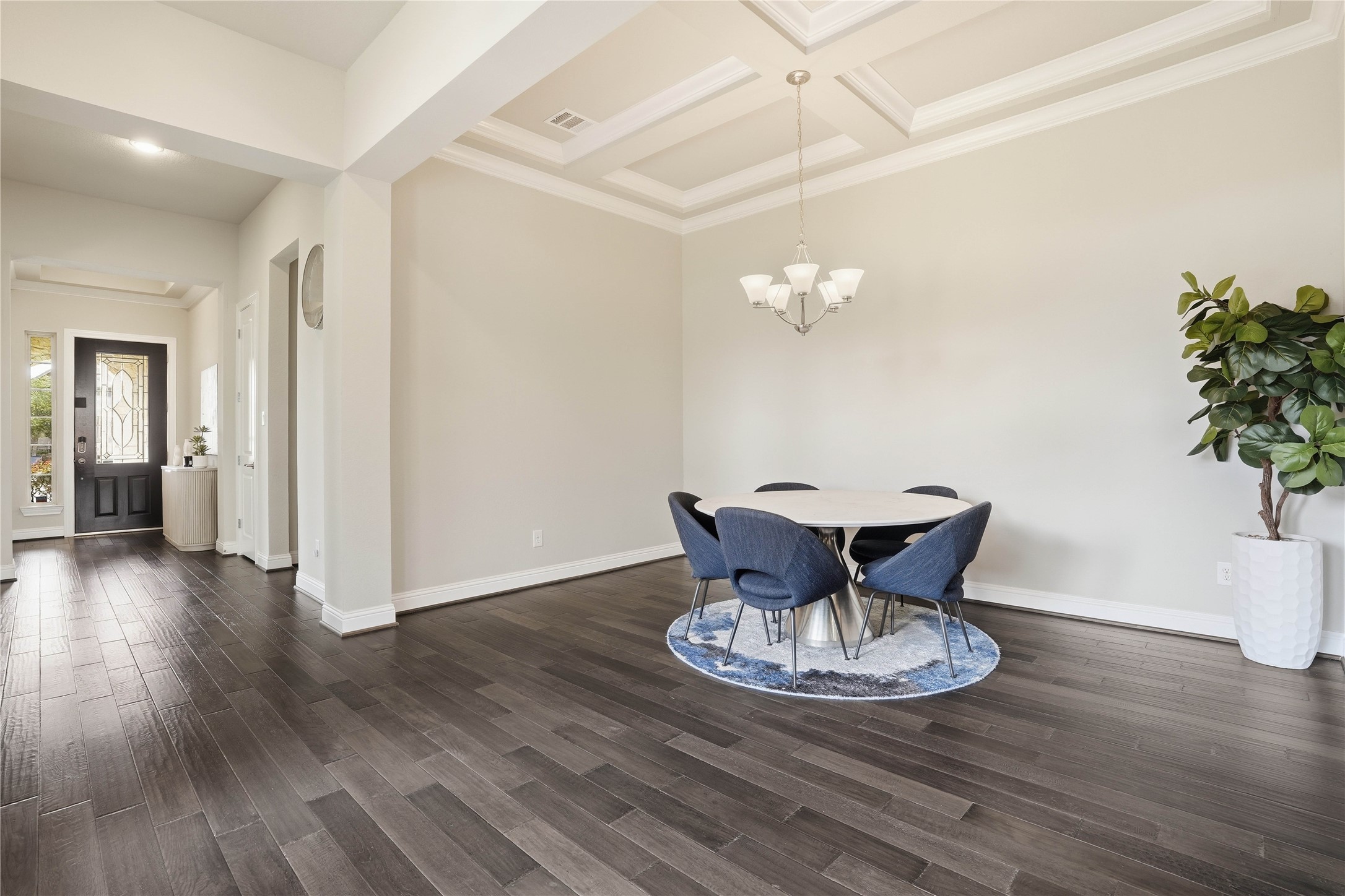 18606 Copano Lane Spring, TX 77379 - Photo 4 of 30 a view of a dining room with furniture and wooden floor