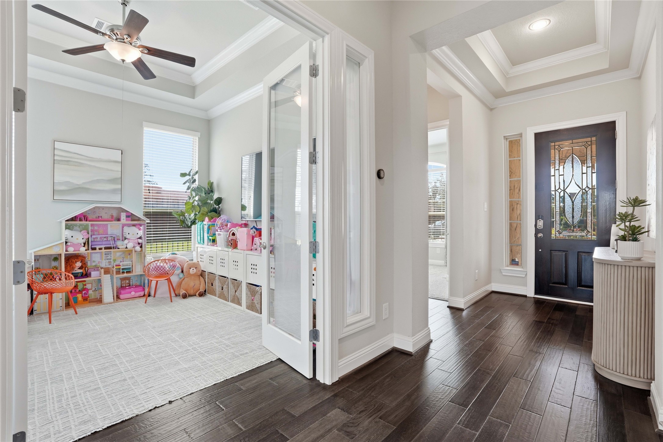 18606 Copano Lane Spring, TX 77379 - Photo 5 of 30 a very nice looking room with wooden floor and furniture