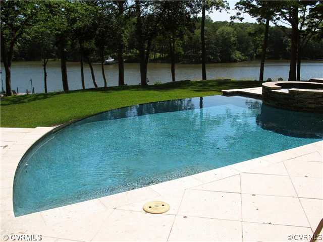 1512 Laurel Point Road Lancaster, VA 22503 - Photo 3 of 12 Pool - Infinity Pool & Spa overlooking the lovely