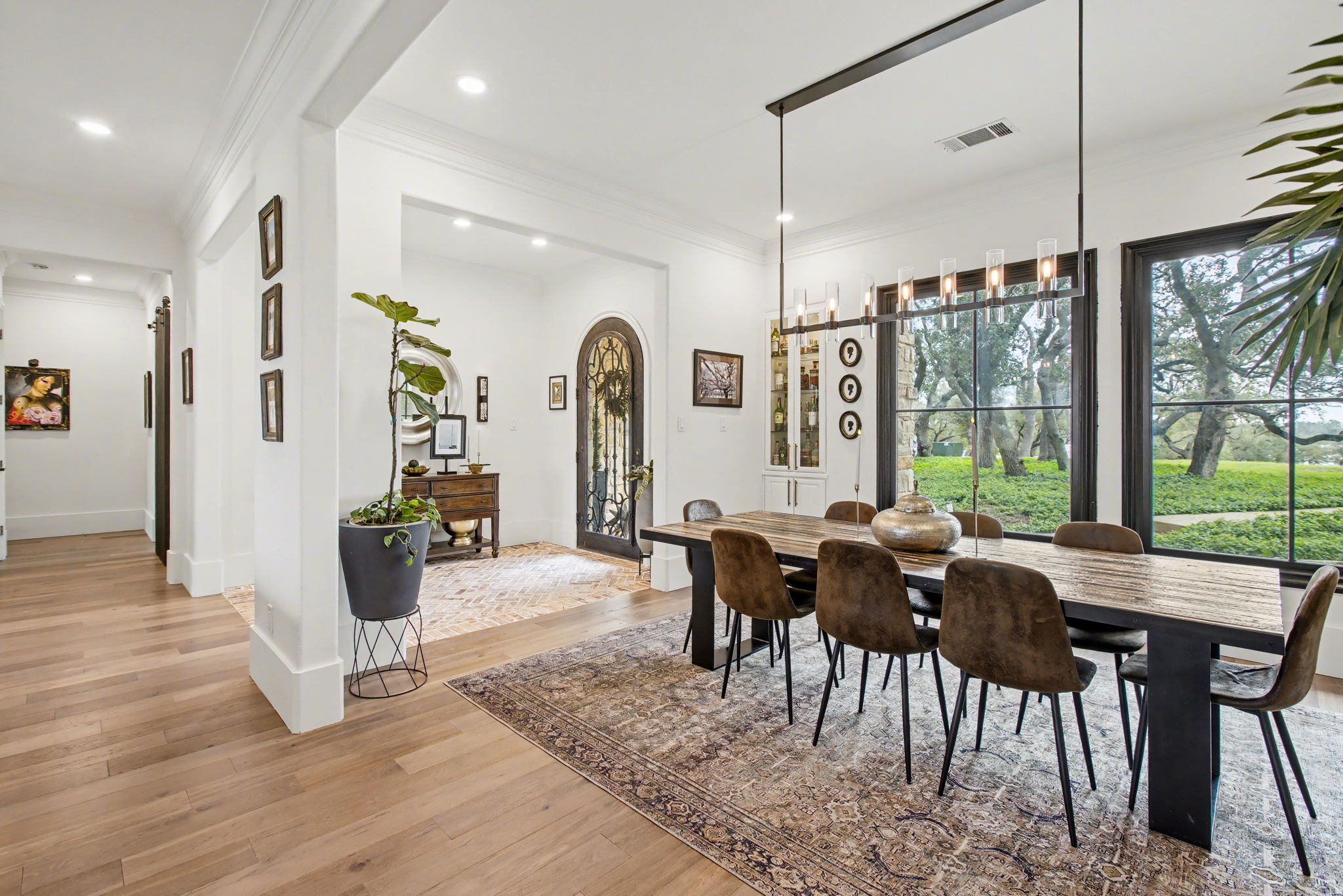 447 Winning Colors Austin, TX 78737 - Photo 7 of 40 Welcoming Dining Room overlooking the expansive tree shaded front yard