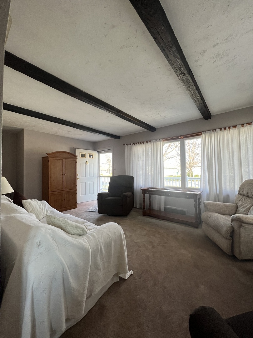 11006 Princess Avenue Chicago Ridge, IL 60415 - Photo 5 of 16 a bedroom with furniture and a large window