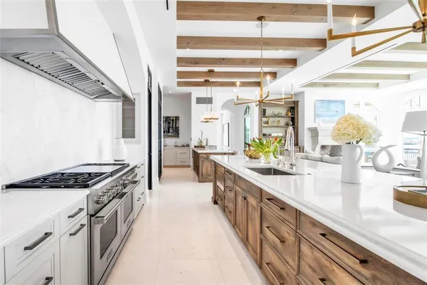 an aerial view of multiple houses