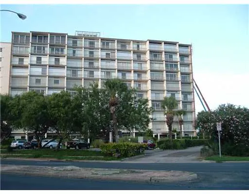 a front view of a building