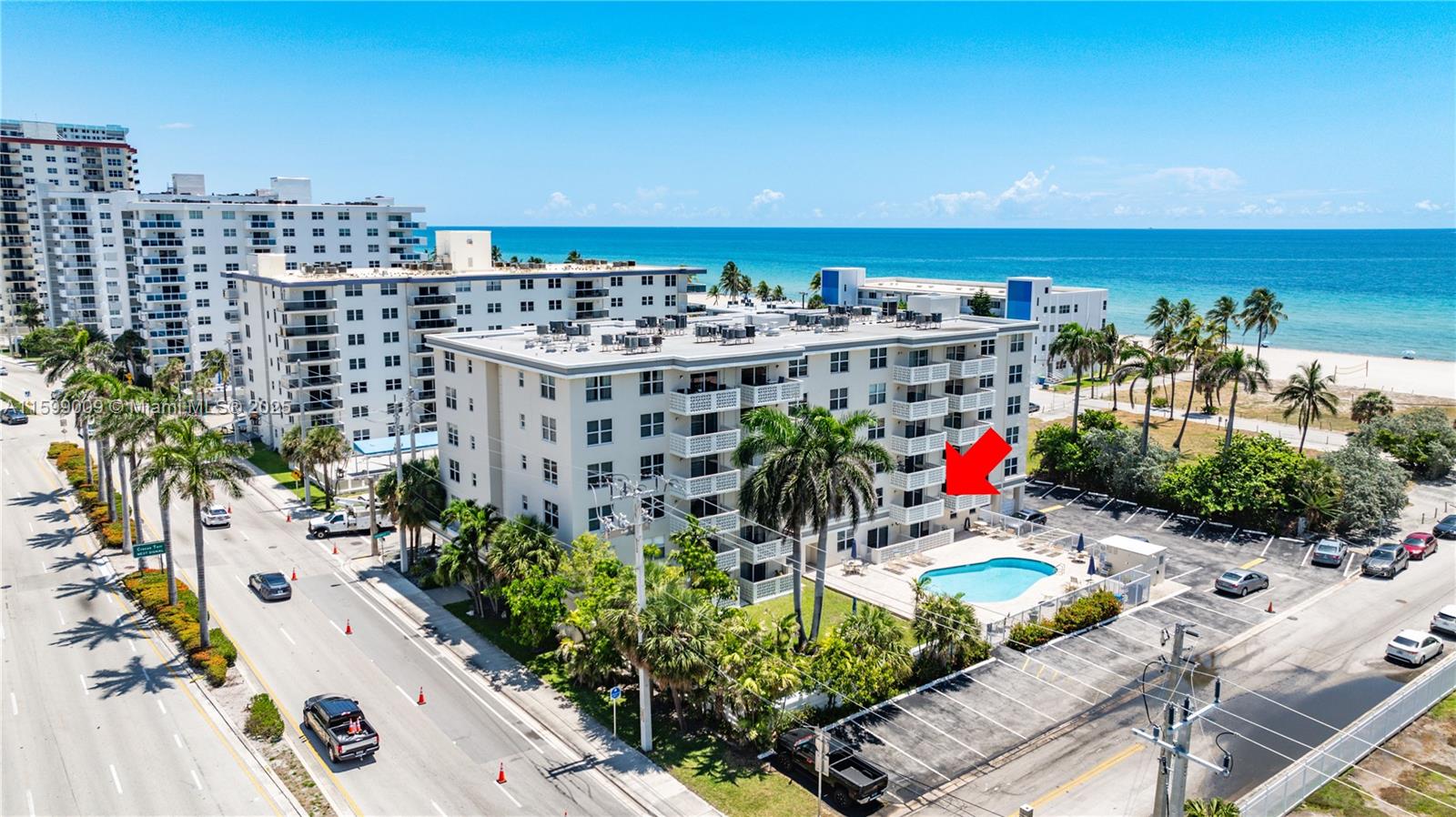 1901 South Ocean Drive, Unit 207 Hollywood, FL 33019 - Photo 33 of 47 an aerial view of a city