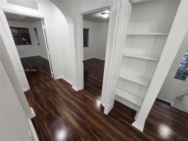 a view of walk in closet