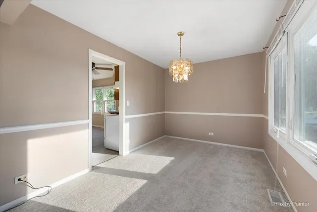 a view of a livingroom with a window