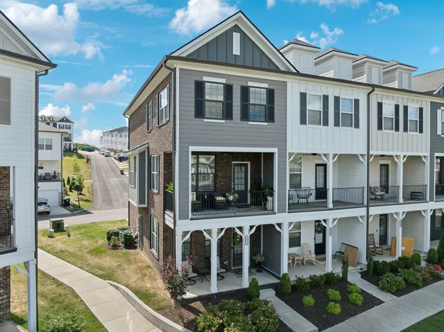 a view of a city from a balcony