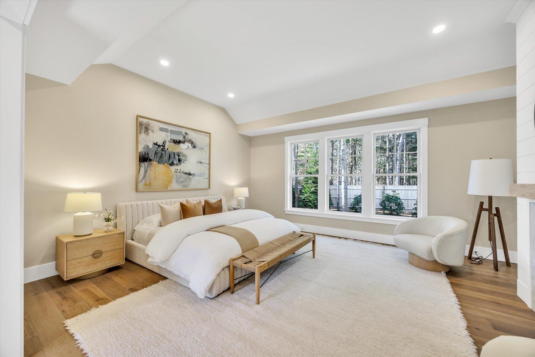 6 Willow Circle Mashpee, MA 02649 - Photo 21 of 41 a spacious bedroom with a bed and a large window