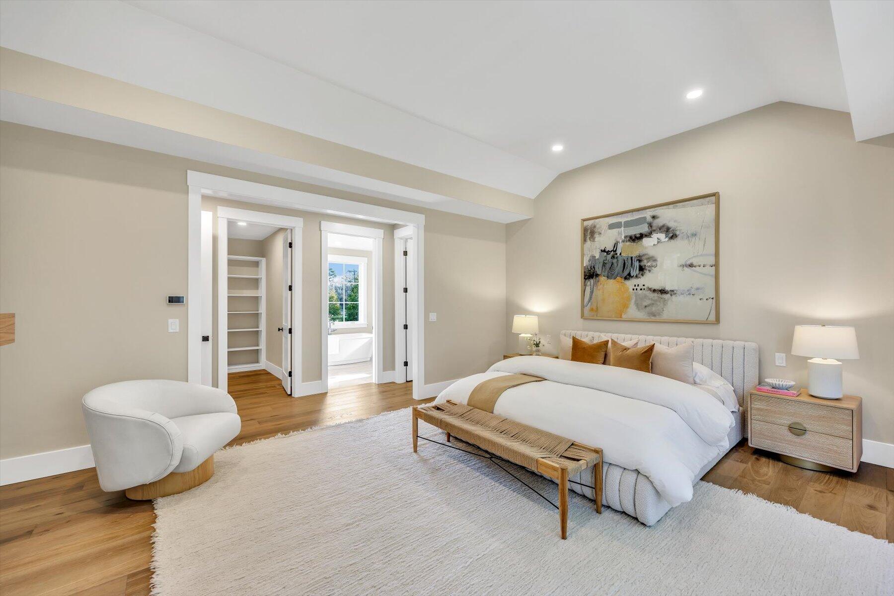 6 Willow Circle Mashpee, MA 02649 - Photo 23 of 41 a spacious bedroom with a bed and a couch