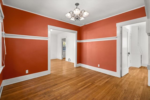 a view of livingroom with kitchen