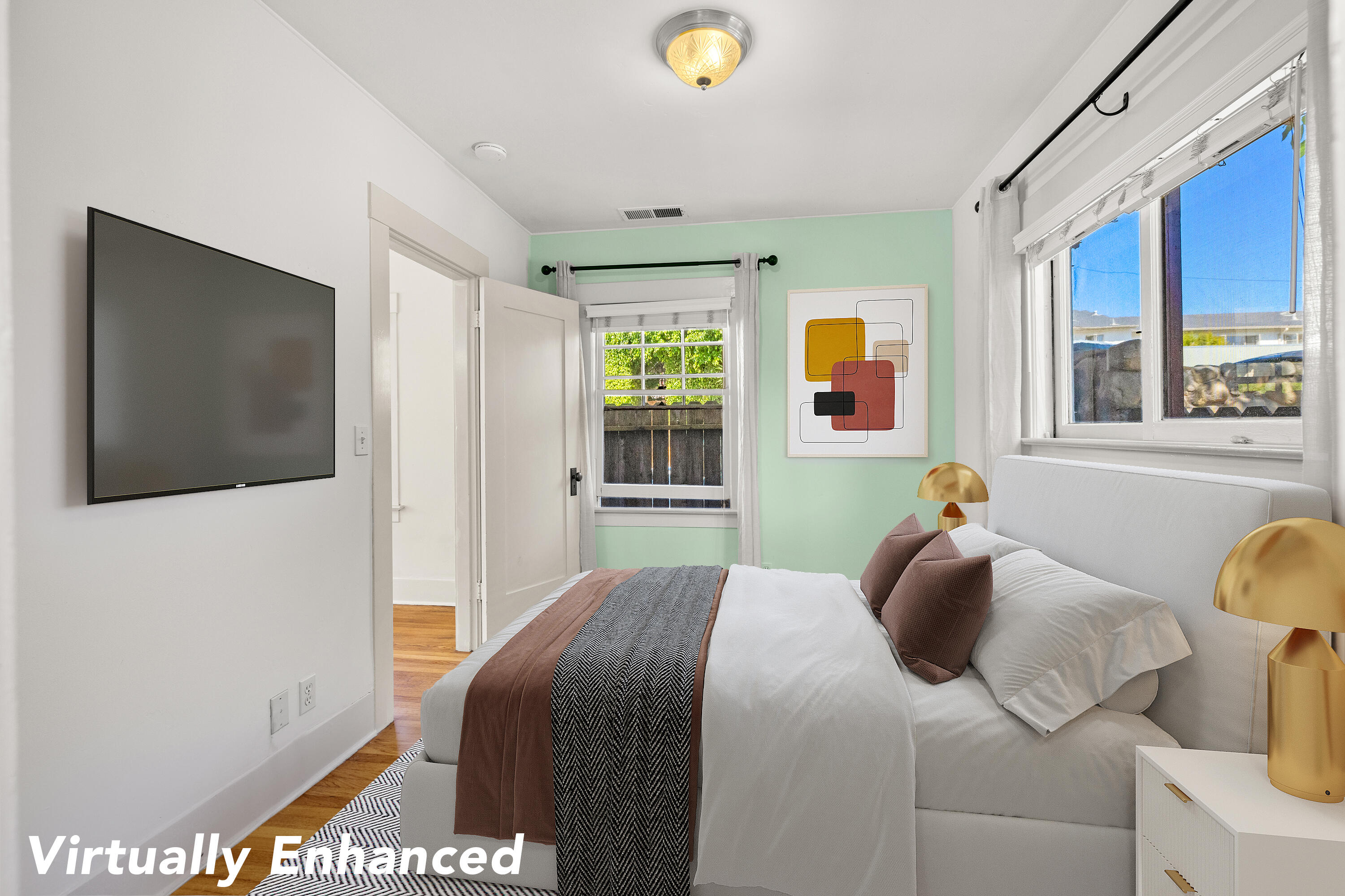 1620 De La Vina Street Santa Barbara, CA 93101 - Photo 20 of 46 a bedroom with a bed and window