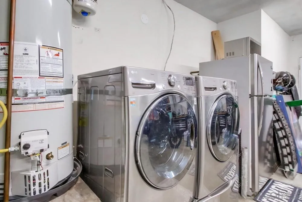9118 Gotta Place Lakeside, CA 92040 - Photo 36 of 50 a utility room with dryer and washer