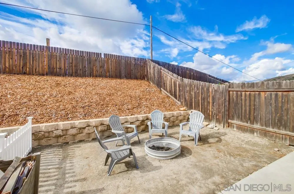 9118 Gotta Place Lakeside, CA 92040 - Photo 47 of 50 a view of a patio with wooden fence