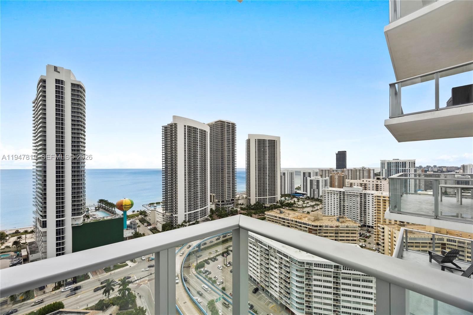 4010 South Ocean Drive, Unit R2307 Hollywood, FL 33019 - Photo 11 of 35 a view of balcony with city view